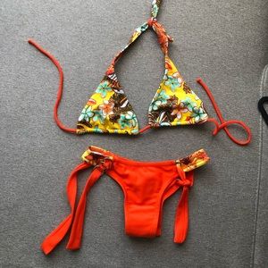 Two piece bathing suit